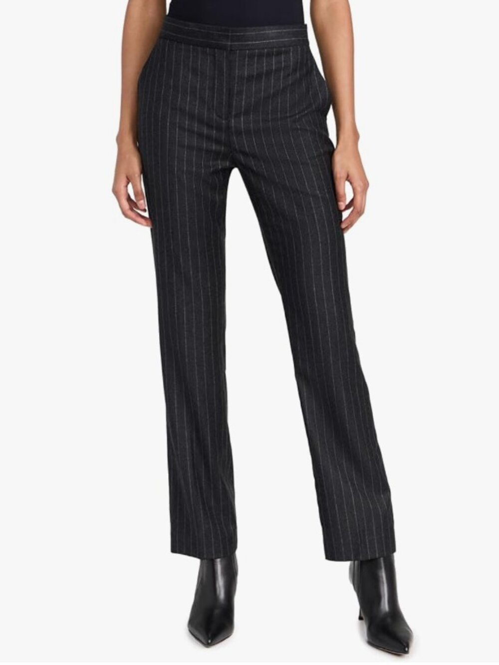 Theory Womens Pinstripe Slim Straight Pant 6